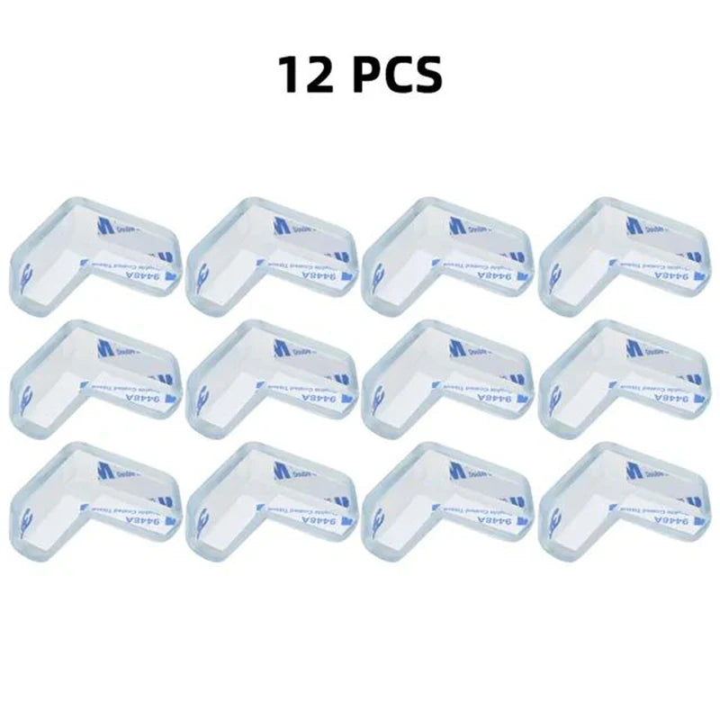 4Pcs/8Pcs/12Pcs Child Baby Safety Silicone Protector Table Corner Edge Protection Cover Children Anticollision Edge & Guards