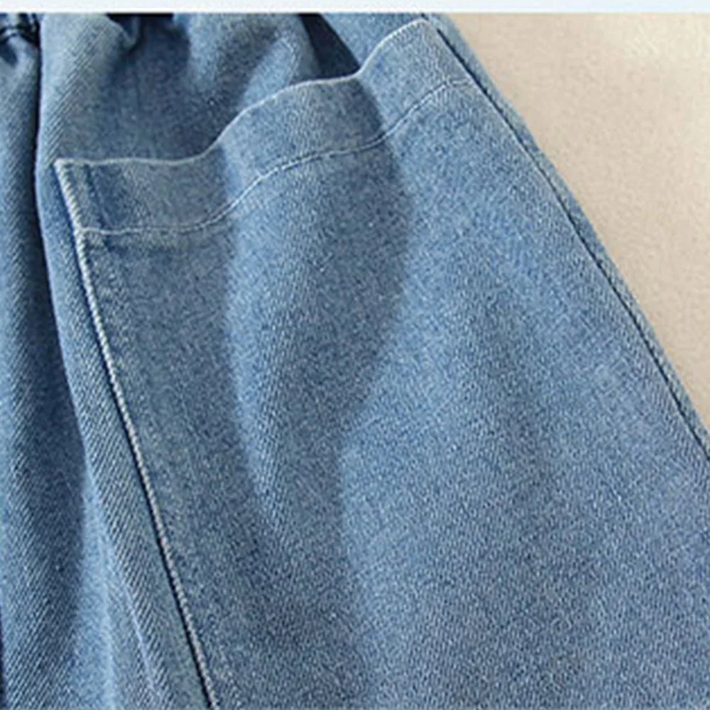 Girls Denim Skirt Fashion Denim short Skirts Summer Baby Korean Style Skirts Wrap Buttocks for Girls Teenager Half Skirt