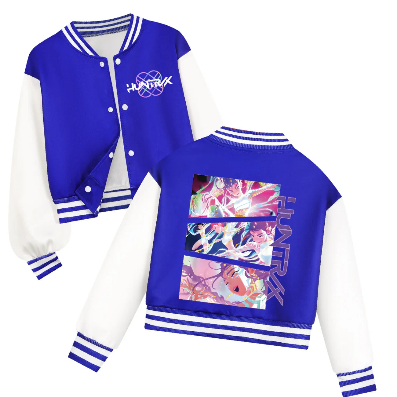 KPop Demon Hunters Kids Huntrix Baseball Uniform -Girls Baby Costume Children's Clothing Boys Spring Autumn Casual Hoodies