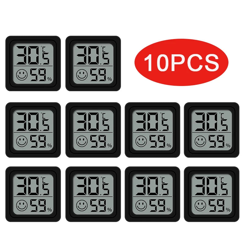 4pcs Digital Thermometer Hygrometer Indoor Mini Temperature LCD Electronic Monitor Hygrometer Outdoor Room Baby