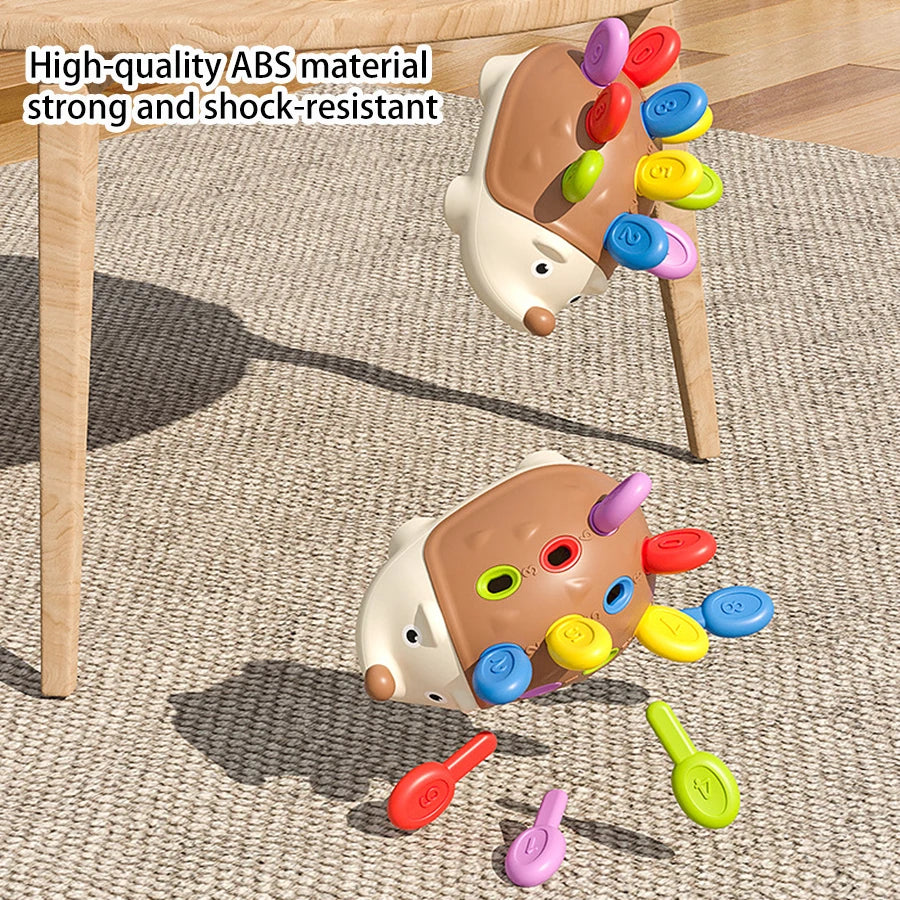Montessori Hedgehog Toys Baby Concentration Training Education Toys Fine Motor Sensory Educational Toy for Kids Birthday Gifts