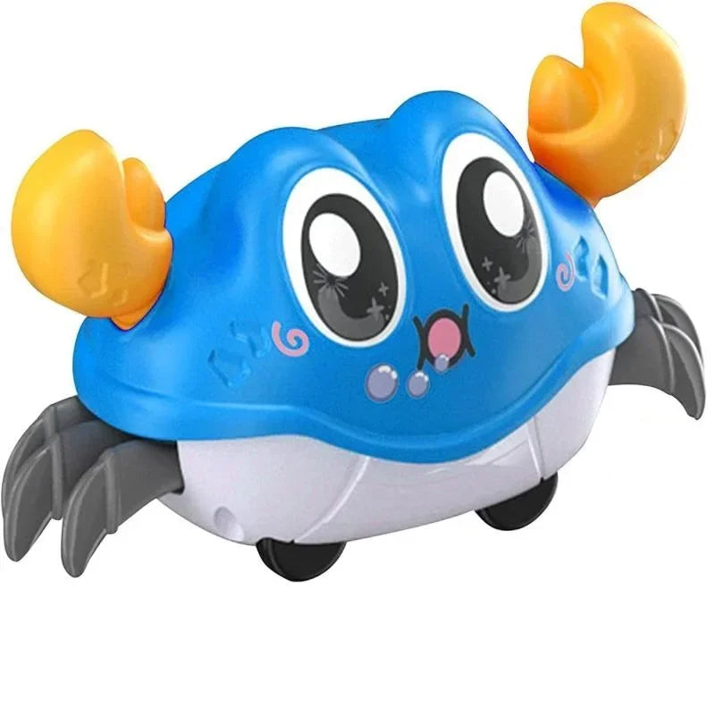 Children's Fun Double Return Force Left and Right Shake Simulation Crab Toy Baby Running Bubble Simulation Crab Crab Crawling