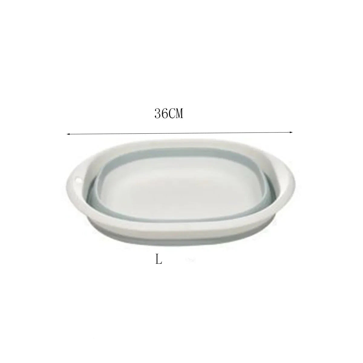 Plastic Folding Wash Basin, Portable Laundry Tub for Home, Bathroom, Kitchen, Adult & Baby Bath Basin, Travel Wash Basket