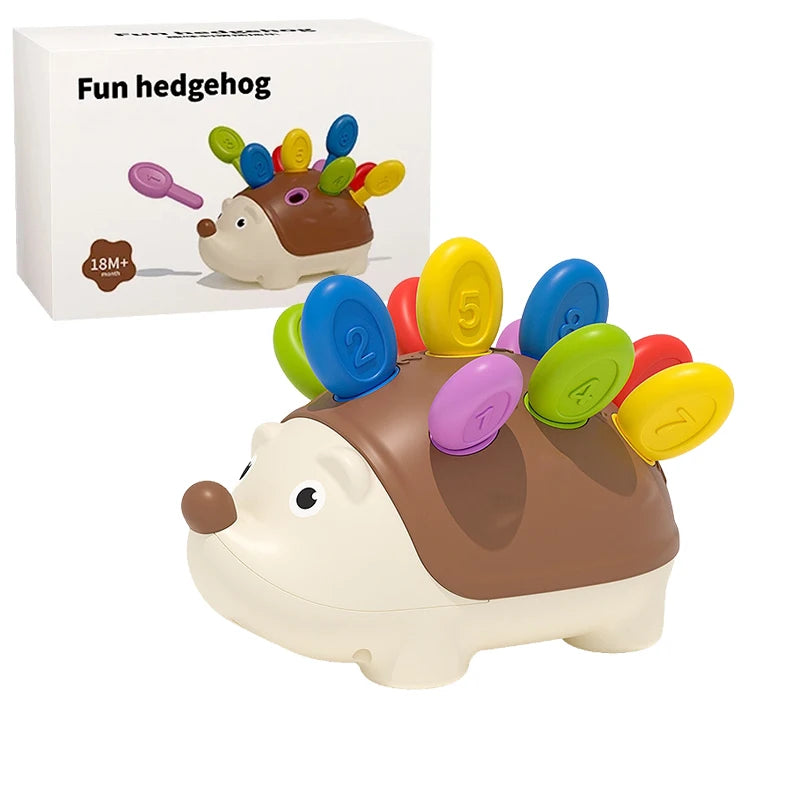 Montessori Hedgehog Toys Baby Concentration Training Education Toys Fine Motor Sensory Educational Toy for Kids Birthday Gifts