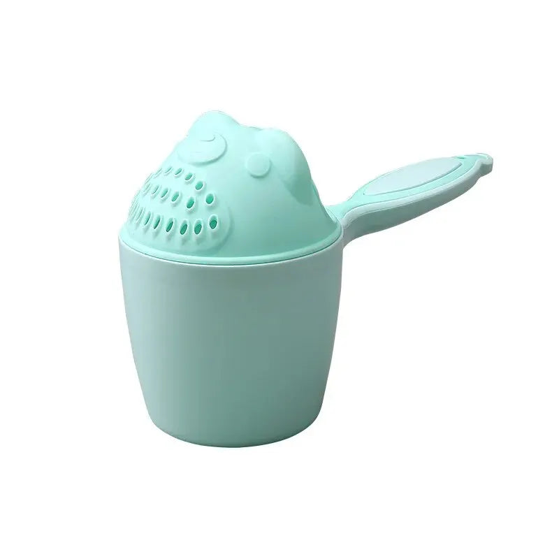 Baby Shampoo Cup Baby Bath Bucket Kids Bath Spoon Child Hair Wash Cup Baby Bath Kit Cute Cartoon Baby Bath Play Funny Bucket